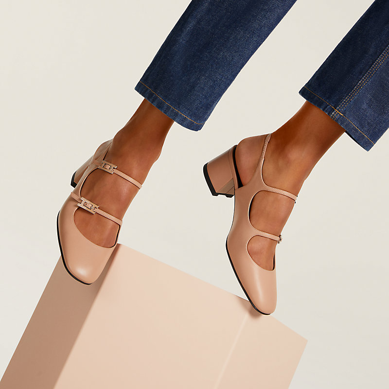 新作！*HERMES*Pumps Jackie 50 サテンクレープ パンプス ピンク Jackie 50 pump | Hermès USA